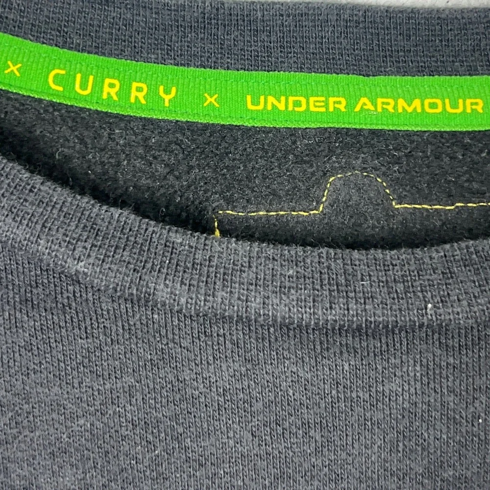 Under‎ Armour Stephen Curry Collab Black Sesame St Crewneck Sweatshirt Kids XL